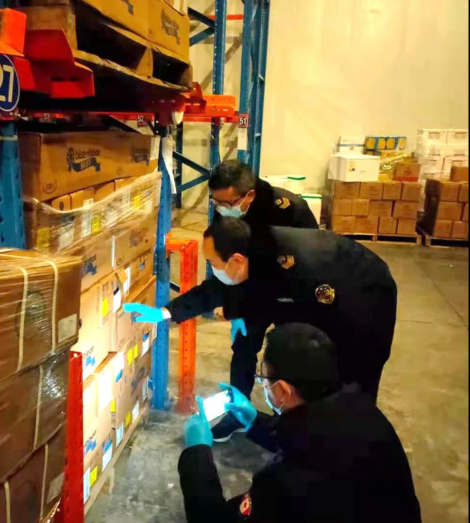 市中区大力整治冷链食品冷库1