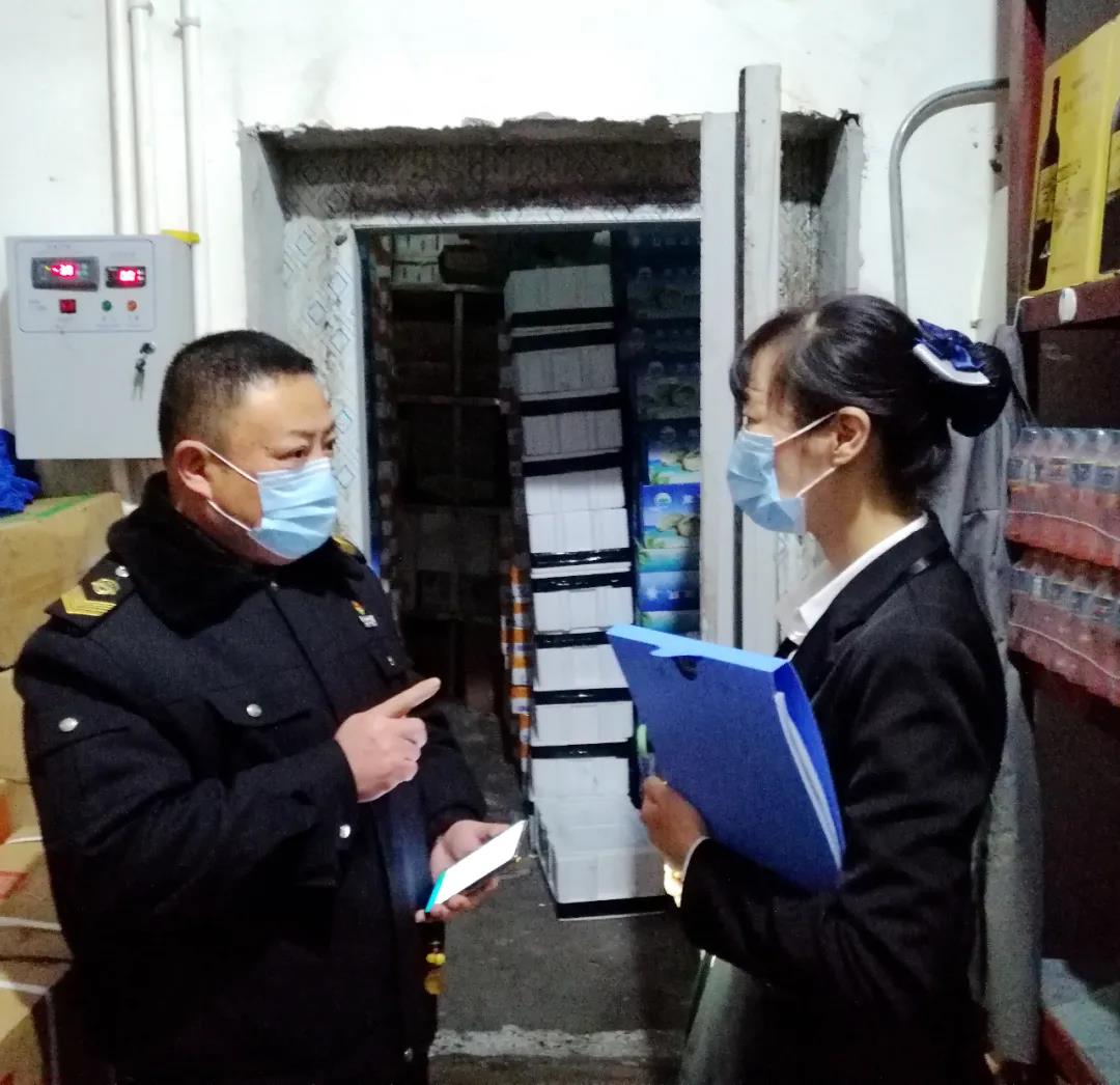 市中区大力整治冷链食品冷库4