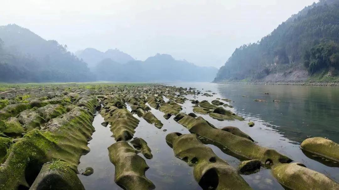 平羌三峡石鸭子滩
